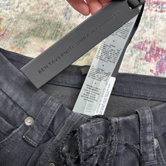 Ben Taverniti Unravel Project Lace Up Mini Skirt - Picture 4 of 7